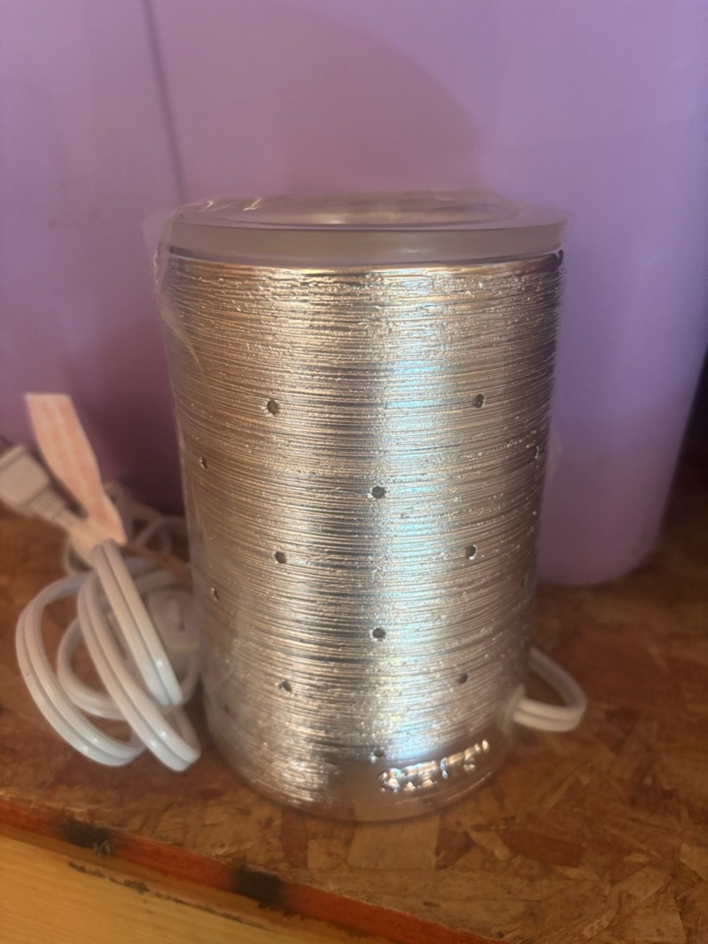 Silver Large Scentsy Warmer
